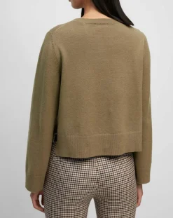 Marc O'Polo Pulls|Pull en Maille de coton stretch Basique marron