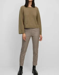 Marc O'Polo Pulls|Pull en Maille de coton stretch Basique marron