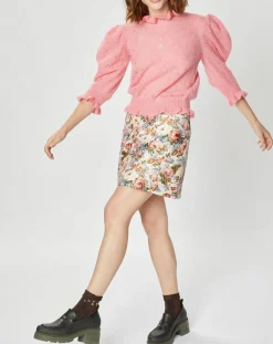 Manoush Pulls|Pull en Mohair & Alpaga mélangés Chamallow rose