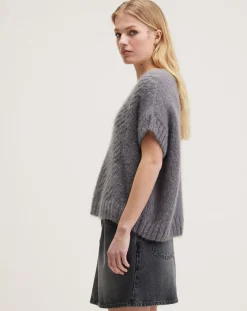 Bellerose Pulls|Pull en Mohair mélangé Abevy orage