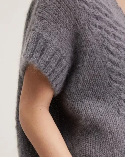 Bellerose Pulls|Pull en Mohair mélangé Abevy orage