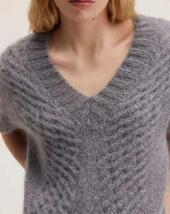 Bellerose Pulls|Pull en Mohair mélangé Abevy orage