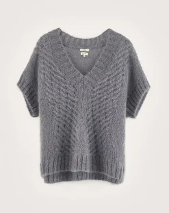 Bellerose Pulls|Pull en Mohair mélangé Abevy orage