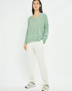 Lauren Vidal Pulls|Pull en Mohair mélangé Anouk vert