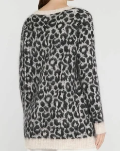 MaxMara Studio Pulls|Pull en Mohair mélangé Fiumana écru