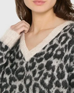 MaxMara Studio Pulls|Pull en Mohair mélangé Fiumana écru