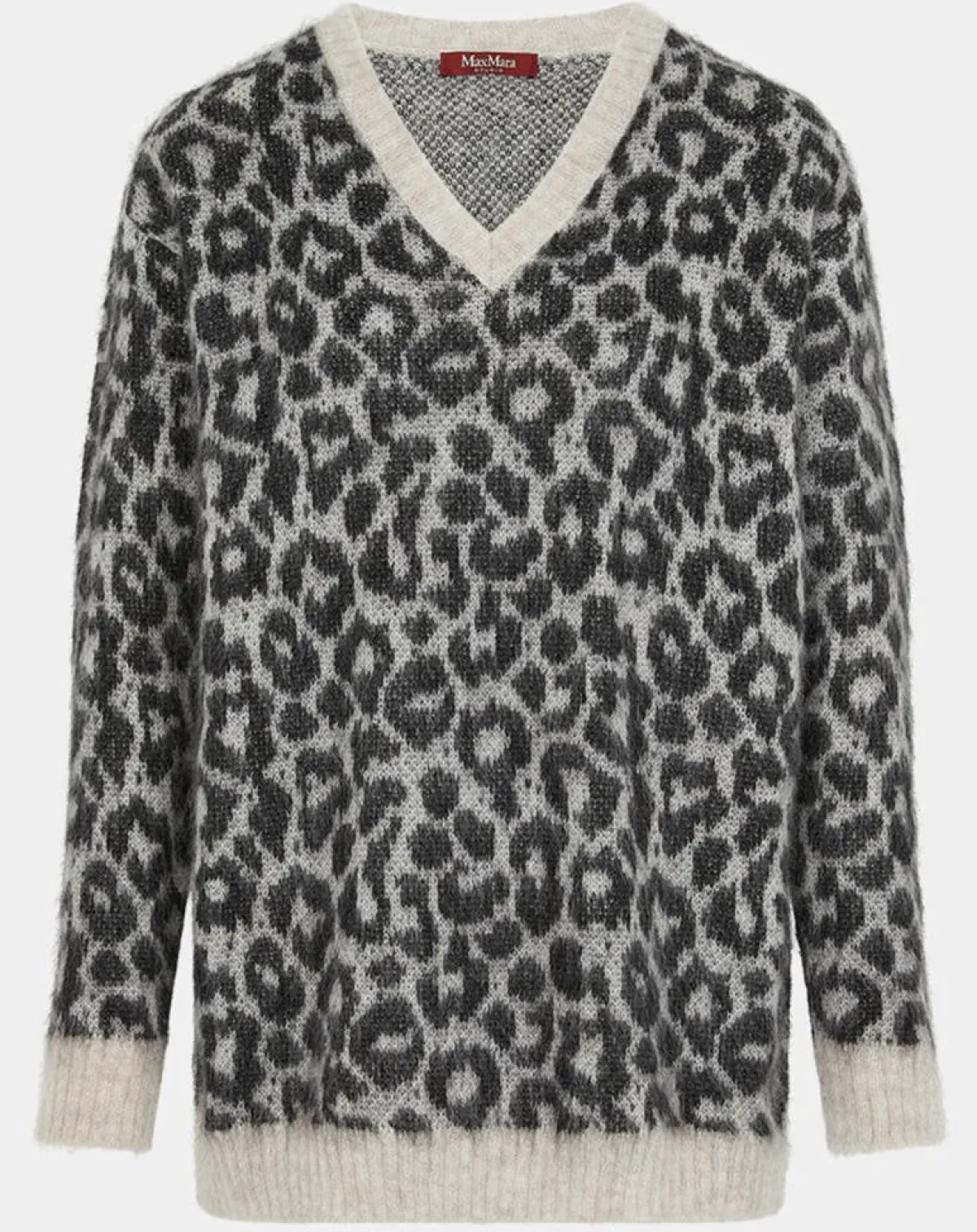 MaxMara Studio Pulls|Pull en Mohair mélangé Fiumana écru