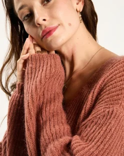 Lauren Vidal Pulls|Pull en Mohair mélangé Milane cuivre