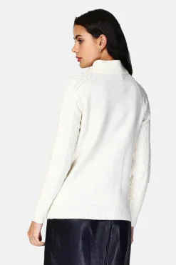 Assuili Pulls|Pull Encolure montante naturel