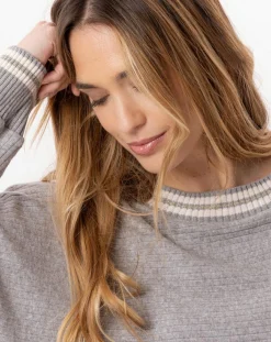 Le Chat Pulls|Pull Esmée gris chiné