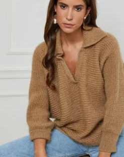 L'Armoire de Suzette Pulls|Pull Eva camel