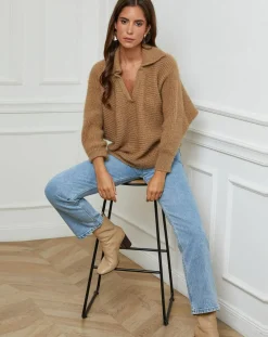 L'Armoire de Suzette Pulls|Pull Eva camel