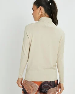 Lauren Vidal Pulls|Pull fin Anouk beige