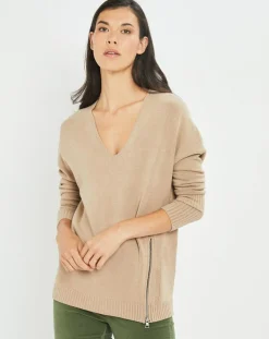 Lauren Vidal Pulls|Pull fin Pearl beige