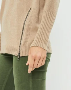 Lauren Vidal Pulls|Pull fin Pearl beige