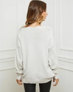 Fleur de cachemire Pulls|Pull Gabriella blanc