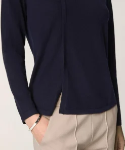 Rodier Pulls|Pull Gertrude 100% laine col rond bleu marine