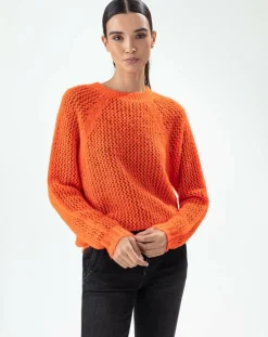 Bleu Blanc Rouge Pulls|Pull Graphe ultra orange