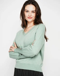 Cachemire & Jo Pulls|Pull Heloise jade