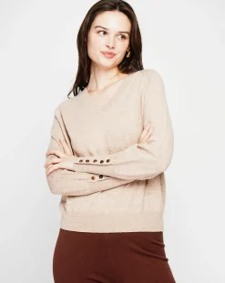 Cachemire & Jo Pulls|Pull Heloise nougat