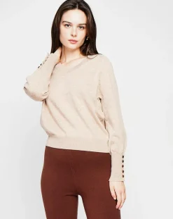 Cachemire & Jo Pulls|Pull Heloise nougat