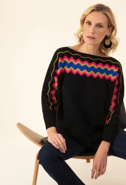 Bleu Blanc Rouge Pulls|Pull Hylda noir