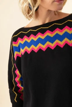 Bleu Blanc Rouge Pulls|Pull Hylda noir