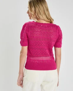 La Petite Etoile Pulls|Pull Indiana fuchsia