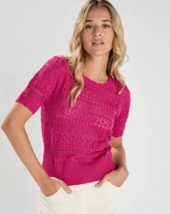 La Petite Etoile Pulls|Pull Indiana fuchsia