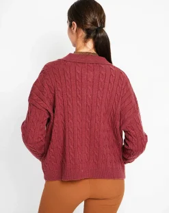 Assuili Pulls|Pull Ines bordeaux