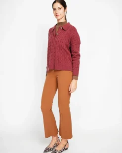 Assuili Pulls|Pull Ines bordeaux