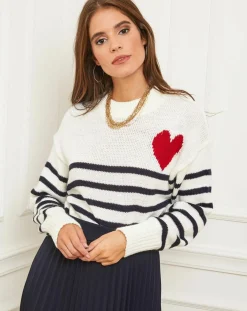 Alice & Charlotte Pulls|Pull Jeanne marine