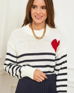 Alice & Charlotte Pulls|Pull Jeanne marine