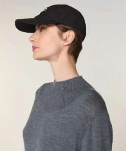 Rodier Pulls|Pull Jeanne-Françoise 100% laine col montant Cotelé gris plomb