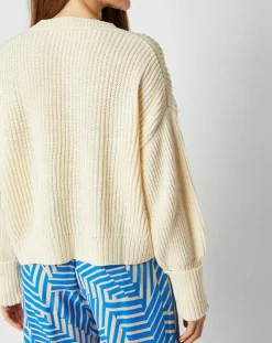 An'ge Pulls|Pull Julie en Laine mélangée écru