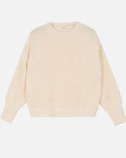 An'ge Pulls|Pull Julie en Laine mélangée écru