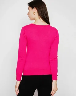Cachemire & Jo Pulls|Pull Juliette fushia