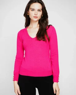 Cachemire & Jo Pulls|Pull Juliette fushia