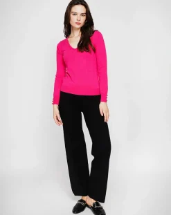 Cachemire & Jo Pulls|Pull Juliette fushia