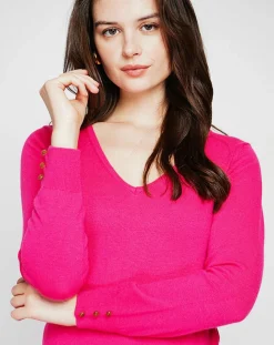 Cachemire & Jo Pulls|Pull Juliette fushia
