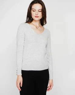 Cachemire & Jo Pulls|Pull Juliette givre
