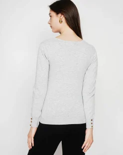 Cachemire & Jo Pulls|Pull Juliette givre