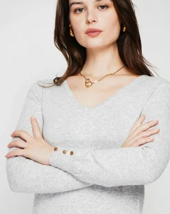 Cachemire & Jo Pulls|Pull Juliette givre