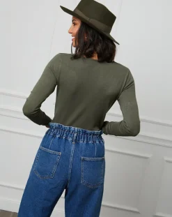 Soft Cashmere Pulls|Pull Juliette kaki