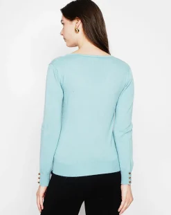 Cachemire & Jo Pulls|Pull Juliette turquoise