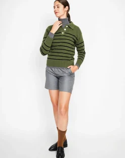 Assuili Pulls|Pull Justine kaki