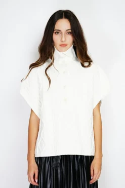 C&Jo Pulls|Pull large à capuche en Cachemire mélangé naturel