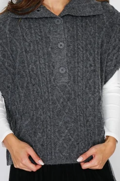 C&Jo Pulls|Pull large à capuche en Cachemire mélangé loup