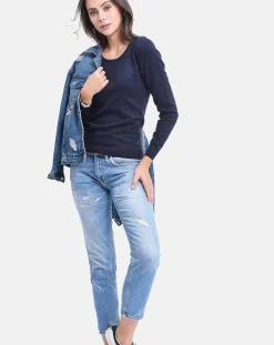 Assuili Pulls|Pull Laure bleu nuit