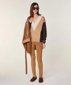 Rodier Pulls|Pull Linda 100% Laine marron café